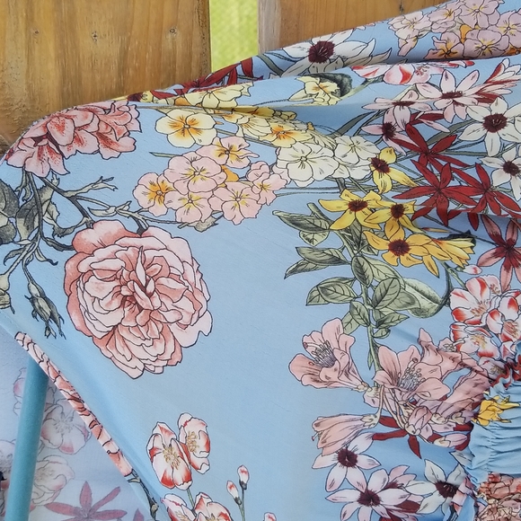 C'est moi Floral Flattering Summer Dress - Picture 3 of 4